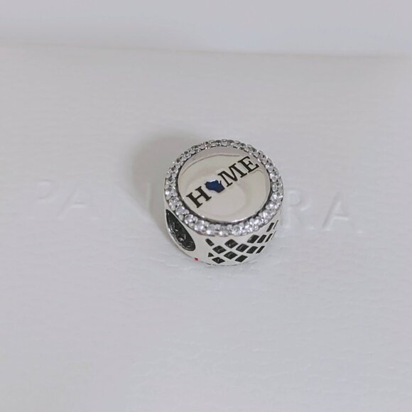 Pandora Wisconsin Heart Charm Home Map Bead Charm Travel Destination Pendant - Picture 4 of 7